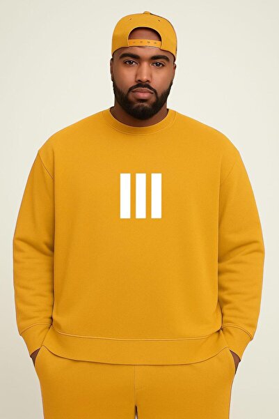 DM DOLCE MORE SWEATSHIRT UNISEX CU IMPRIMARE 3 LINI MĂRIME MARE