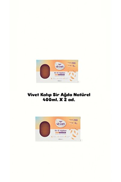 Vi-vet Kalıp Ağda Natürel 400 ml x 2 Adet - Doğal Reçine, Şekersiz