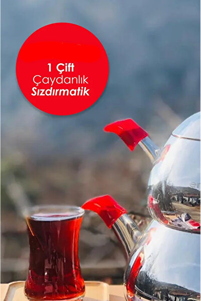 TUMU LIFE Pratik 1 Çift Çaydanlık Sızdırmaya Karşı Aparat | Çaydanlık Sıvı Sı...
