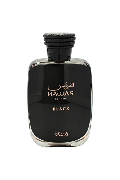 Hawas راساسي بلاك للرجال، 100 مل، بخاخ أو دو بارفان طويل الأمد