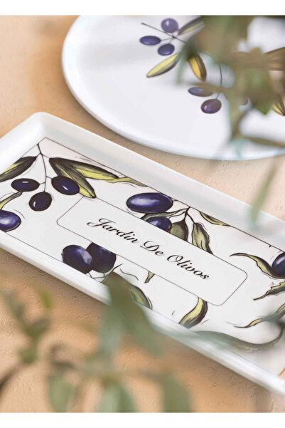 The Mia Olivos Dikdörtgen Servis 35x16 cm