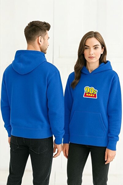 ArtYus 90's Baby Colorful cu imprimeu cu glugă Swea tricou