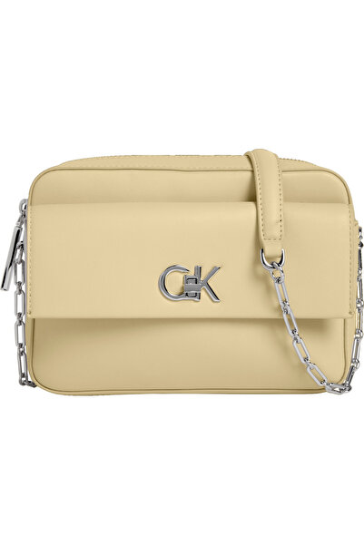 Calvin Klein Ck Re-Lock Pocket Camera Yellow Women's Bag