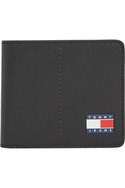 Tommy Hilfiger TJM Heritage Kartlıklı Erkek Siyah Cüzdan AM0AM13699BDS