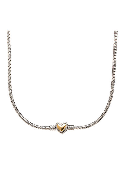 ElectraStore Colier Stil Pandora Cu Pandantiv Inimă