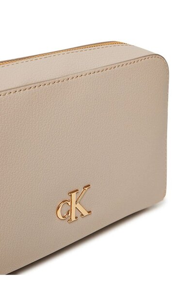 Calvin Klein Minimal Monogram Ew Camera Bej Kadın Çanta