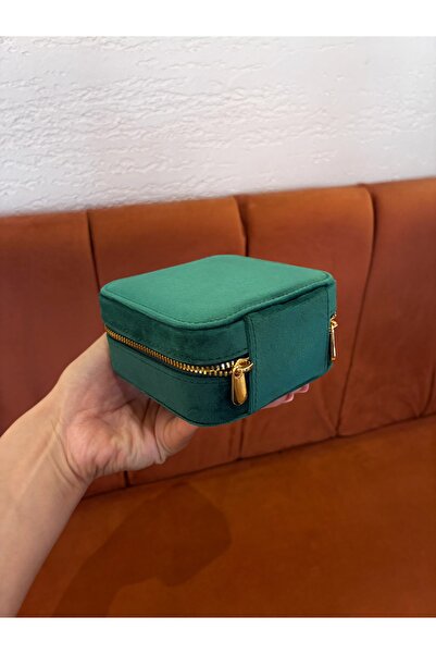 Miltonia Velvet Green Jewelry Box