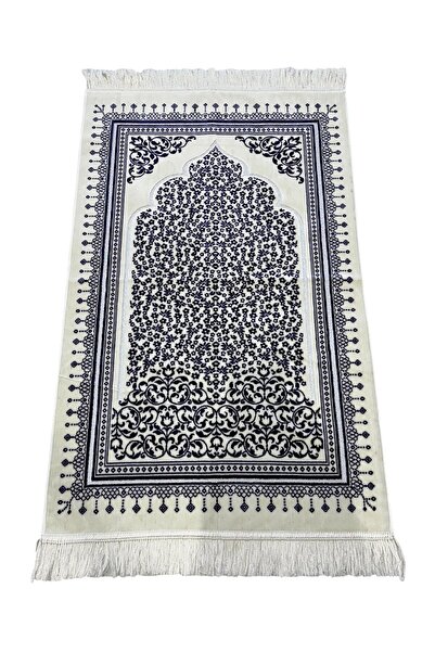 RAVZA HOMEE Akrilik Simli Seccade Floral Desen