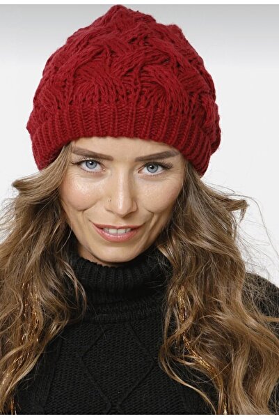 rushana Women's Basket Weave Lined Knit Beanie