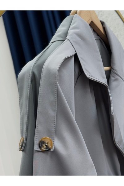 BENAHOLL Doreva Reglan Kollu Bondit Trenç-MF1788 Gri