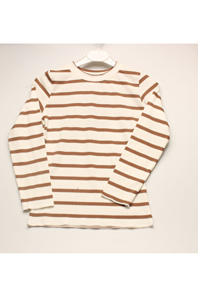 İDİL Brown Circular Necklace Striped Basic Body