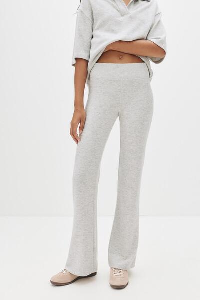 Pull & Bear Yumuşak dokunuşlu çan paça pantolon