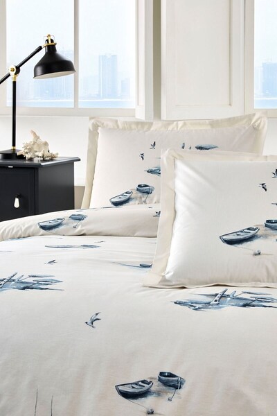 Özdilek Rowboat Sheet Elasticated Single Duvet Cover Set