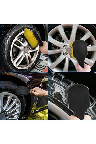 STLIFE Lastik Jant Yıkama Fırçası Araba Oto Bakım Paspas Davlumbaz Detaylı Te...