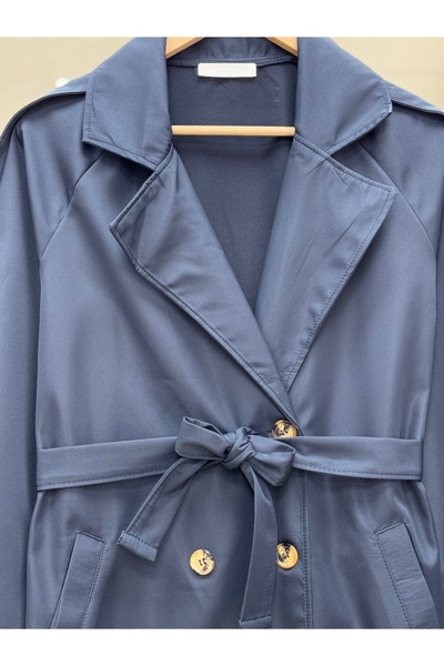 BENAHOLL Doreva Reglan Kollu Bondit Trenç-MF1788 Lacivert