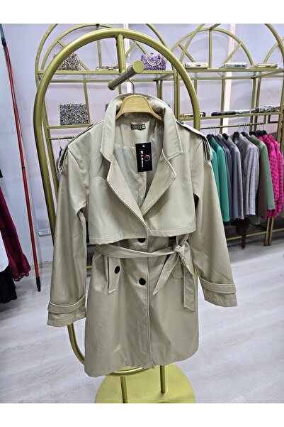 Omka Moda Battal Beden Trençkot