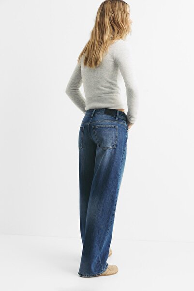 Pull & Bear Düz kesim düşük bel jean