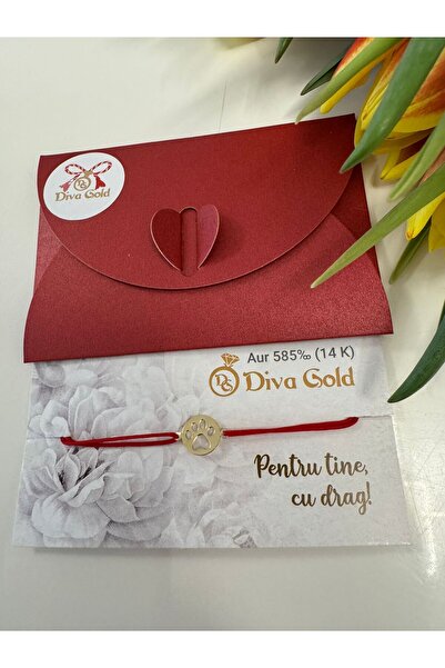 Diva Gold Brățară de aur cu design de animal de companie