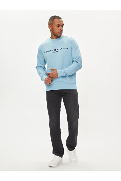Tommy Hilfiger Plus .._Tommyhilfiger Regular Fit Th Flex Logo Sweatshirt