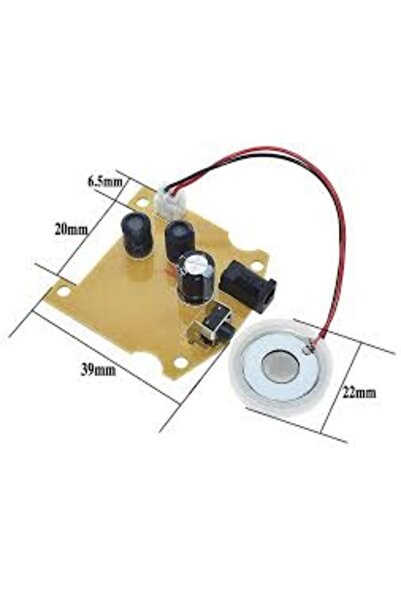 gözeler D20mm 113KHz 3.7-12V Ultrasonik Sis Yapıcı Modülü