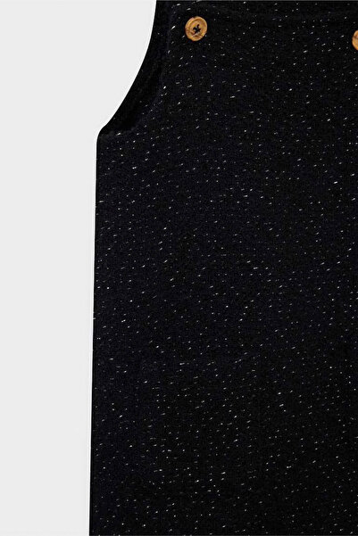 DeFacto Tweed Salopet Black Baby Girl Jumpsuit D3076A5/Bk27