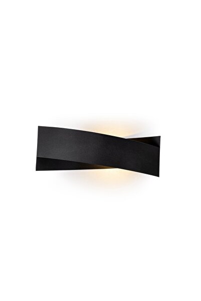 MOİRA Rustic Modern Single Wall Sconce, Black Metal Ambiance Lighting Aplik-7156