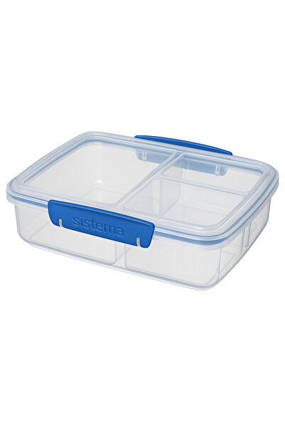 Sistema To Go 820ml 3-Compartment Clip-On Storage Container – Bpa-Free