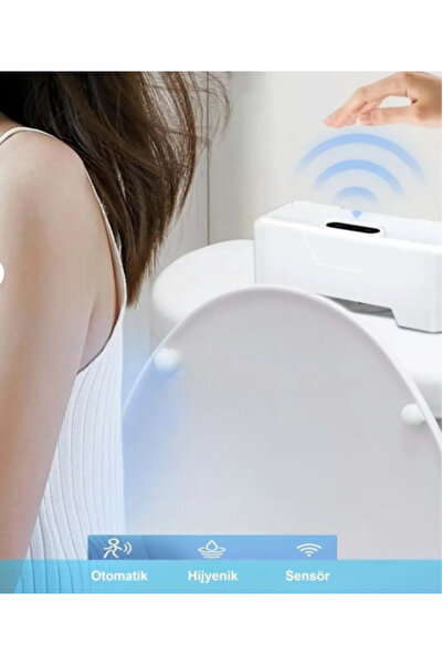 KENLY Otomatik WC Tuvalet Sifonu Kızılötesi Sensörlü Temassız Akıllı Sensör Ş...