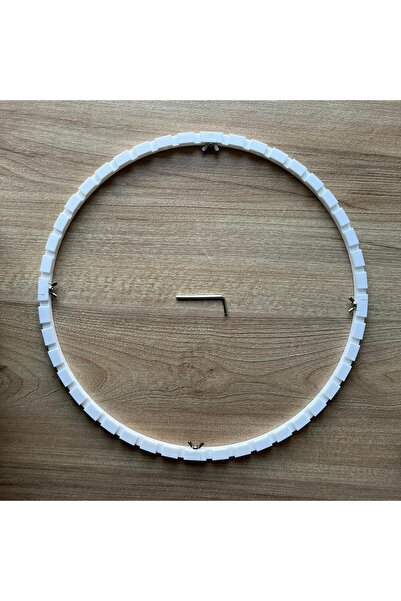 Petek Rattan 33 cm Çapında Çember Kalıp (44 Çubuk)– Bambu Sepet Örme Sabitley...