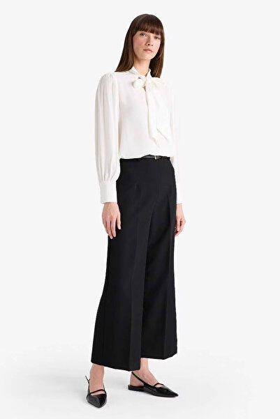 DeFacto Women's Canvas Pants E7242Ax/Bk81 Black