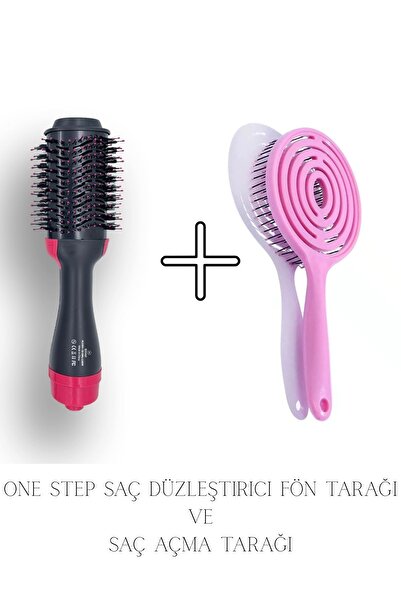ONE STEP Saç Düzleştirici Fön Tarağı ve Saç Açma Tarağı