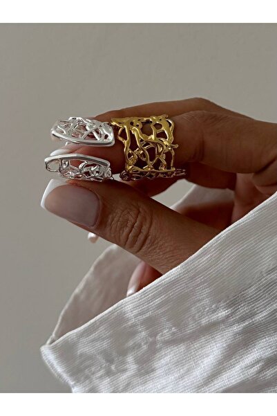 Luxiva خاتم فولاذي قابل للتعديل