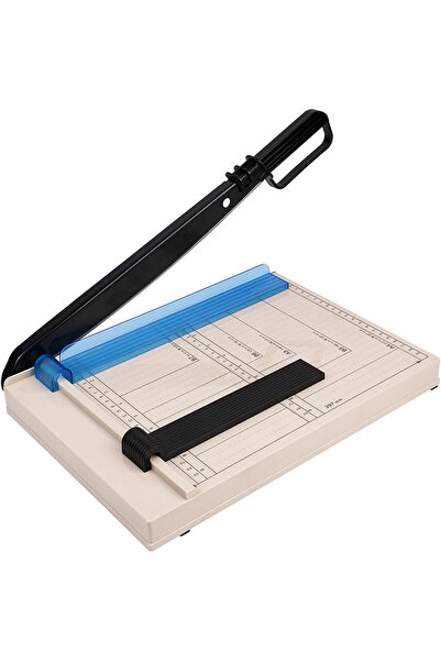 YYB Kağıt Kesici, Güvenlik Korumalı ve Bıçak Kilidi Olan Kağıt Dilimleyici A4 Giyotin Kaliteli Kesim