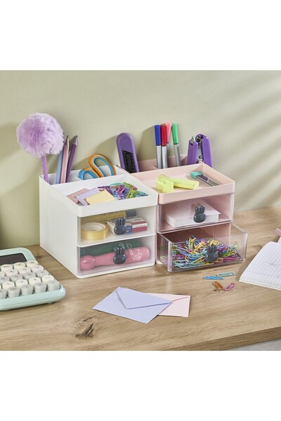 VİALEX Organizator multifuncțional pentru accesorii de birou și cutie de depo...