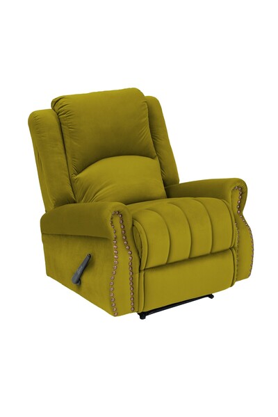 Lazy Vibes Velvet Rocking & Rotating Recliner Chair | NZ120