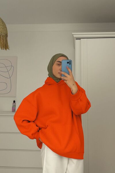 BENROMA 3-Ply Combed Cotton Unisex Hooded Sweatshirt