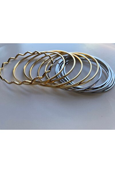 ÜMÜŞÜN TASARIM TAKILARI Tekli çelik Ajda bilezik