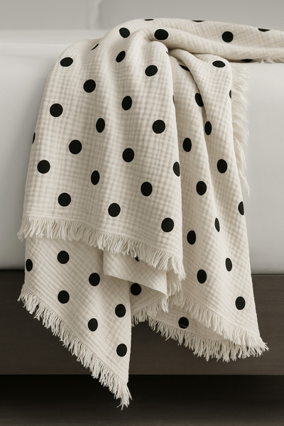 Childora بطانية من الموسلين العضوي بنسبة 100% مكونة من 4 طبقات |   120x110 سم...