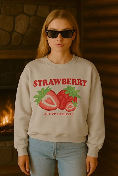 DM DOLCE MORE سترة رياضية للجنسين مصنوعة من القطن الممشط بثلاث خيوط مع طباعة ...