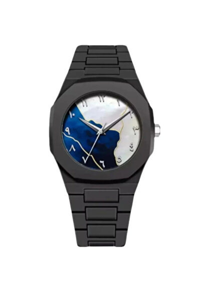 Store Polikarbon Model Arapça Karbon Kadranlı Dubai Saati, , Kutulu