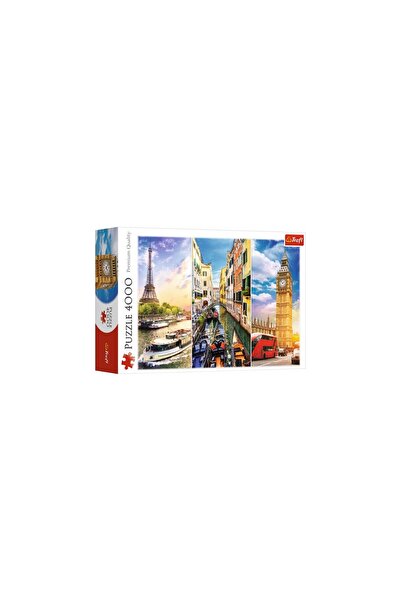 Trefl PUZZLE 4000 CALATORIE IN EUROPA