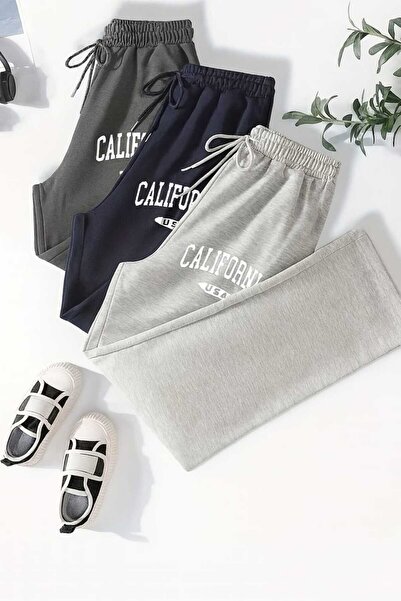 Le Vion 3-τεμάχια φαρδιά φόρμα με ελάχιστη στάμπα - Φαρδιά μπατζάκια, ψηλόμεσ...