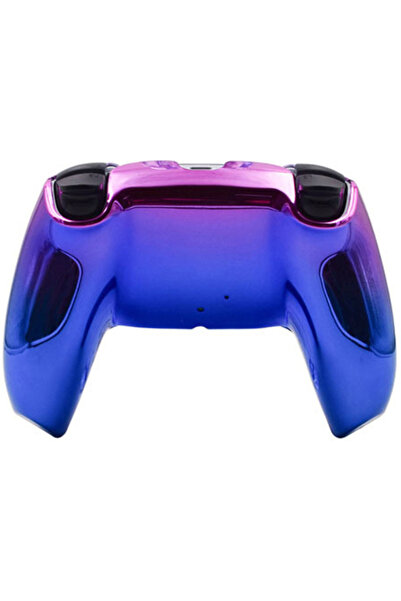 No branded Husa Protectie Completa Controller PS5 Crystal Clear, Electroplating Chrome Mov, Anti-Socuri