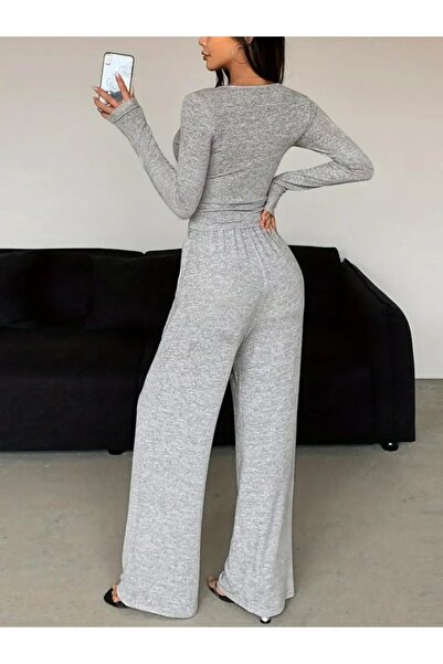 Genel Markalar Kadın Baggy Battal Büyük Beden Spor Giyim Kaliteli Bol Kesim Esnek Rahat Kumaş Eşofman Altı105