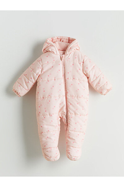 LC Waikiki Baskılı Kız Bebek Hırka Ve Pantolon 2'li Takım (W5)