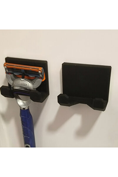 SORA DESIGN 2'li Duvar Tipi Jilet ve Tıraş Bıçağı Askısı - Banyo Düzenleyici