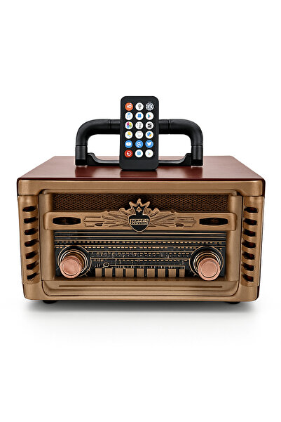 ALPJOY NS-8081BT USB/SD/FM/Bluetooth Nostalji Müzik Kutusu Uzaktan Kumandalı ...