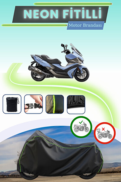 Cemku Cool قفل أسود قماش مجدّل حقيبة، لا يناسب دراجة كيمكو إكسايتنج VS 400 ال...