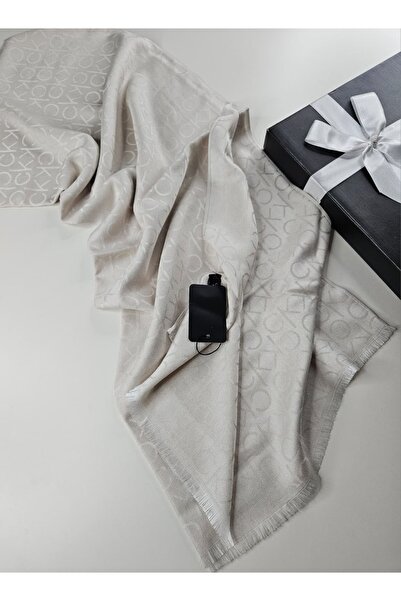 Webinay Home Wool Silk Shawl Ck Pattern Double-Sided Silk Shawl Hijab Scarfs