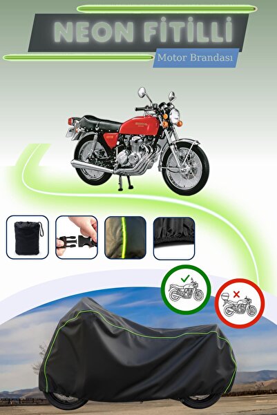 Cemku Cool غطاء محرك متوافق مع نيون فيتيل هوندا سي بي 400 إف باللون الأسود